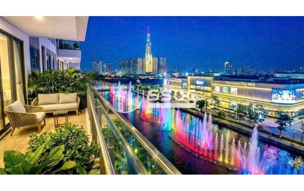 THE GLOBAL CITY - 4 PHÒNG, 150M2,  MASTERI COSMO CENTRAL (CT4) - CĂN HỘ ĐẲNG CẤP- Q2.HCM